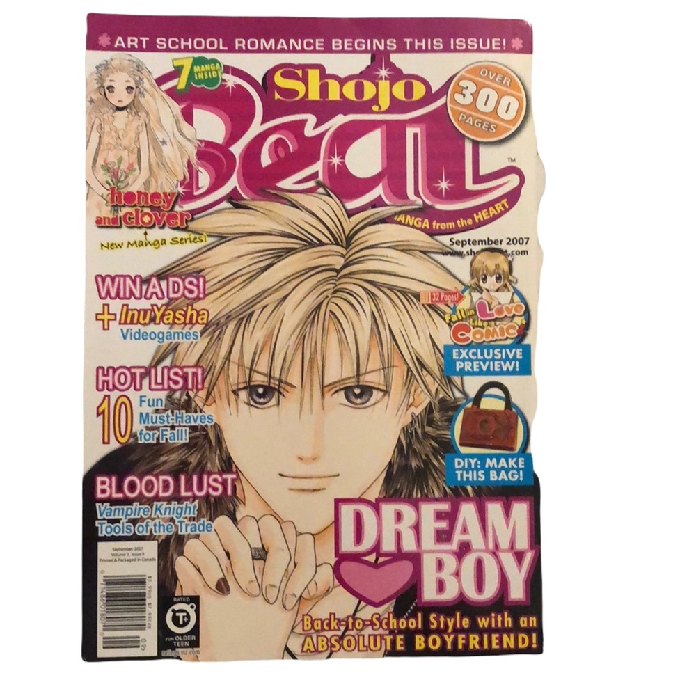 Shojo Beat Magazine September 2007 Volume 3 Issue 9 (Discontinued)